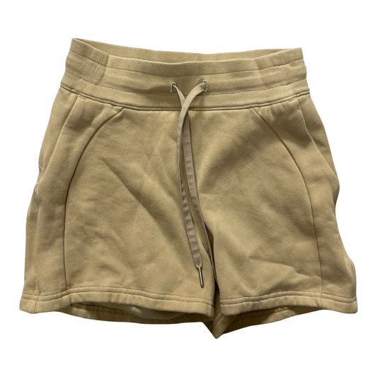 Athletic Shorts By Lululemon In Tan, Size:2