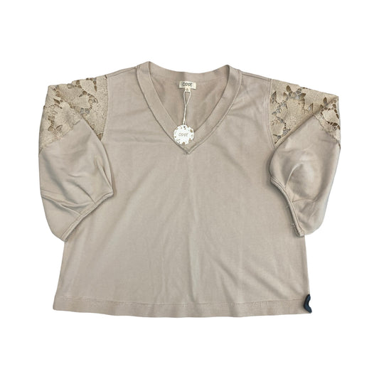 Top Ls By Oddi In Cream, Size:M