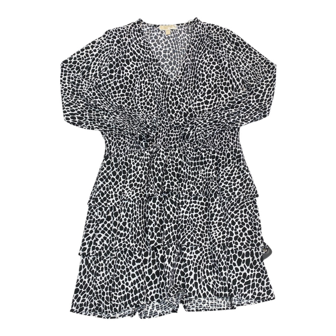 Dress Party Midi By Michael By Michael Kors In Black & White, Size:Xl