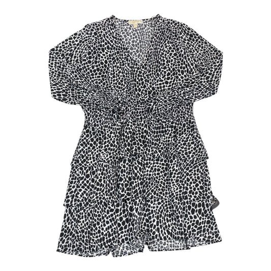 Dress Party Midi By Michael By Michael Kors In Black & White, Size:Xl