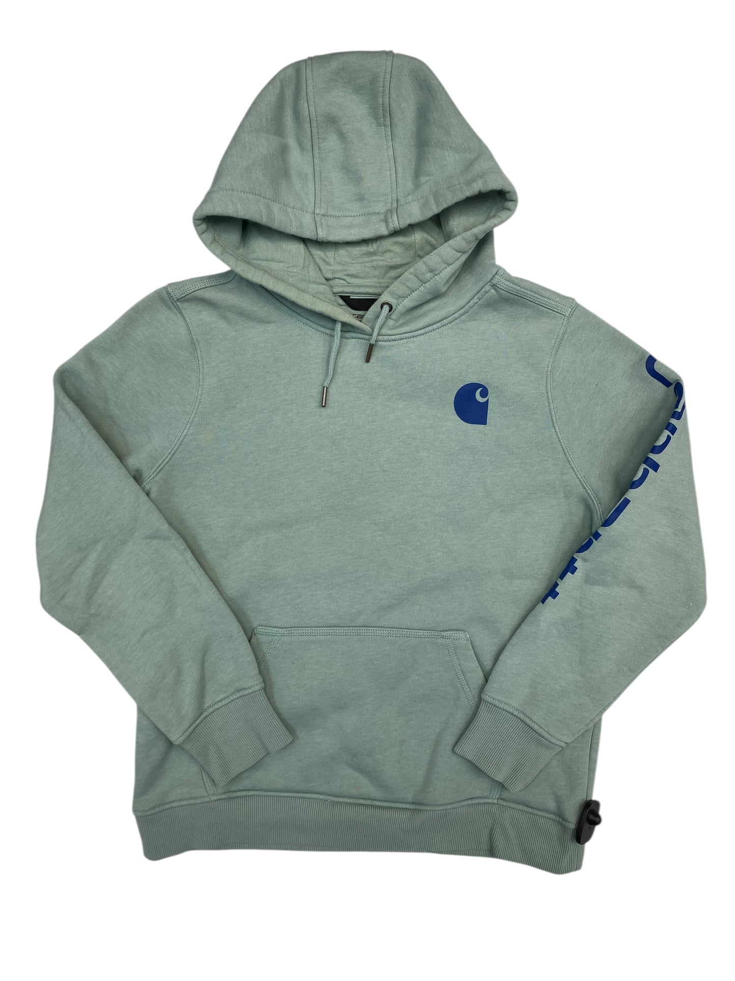 Sweatshirt Hoodie By Carhartt In Green, Size:L