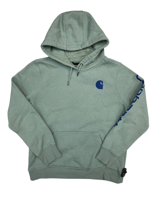 Sweatshirt Hoodie By Carhartt In Green, Size:L