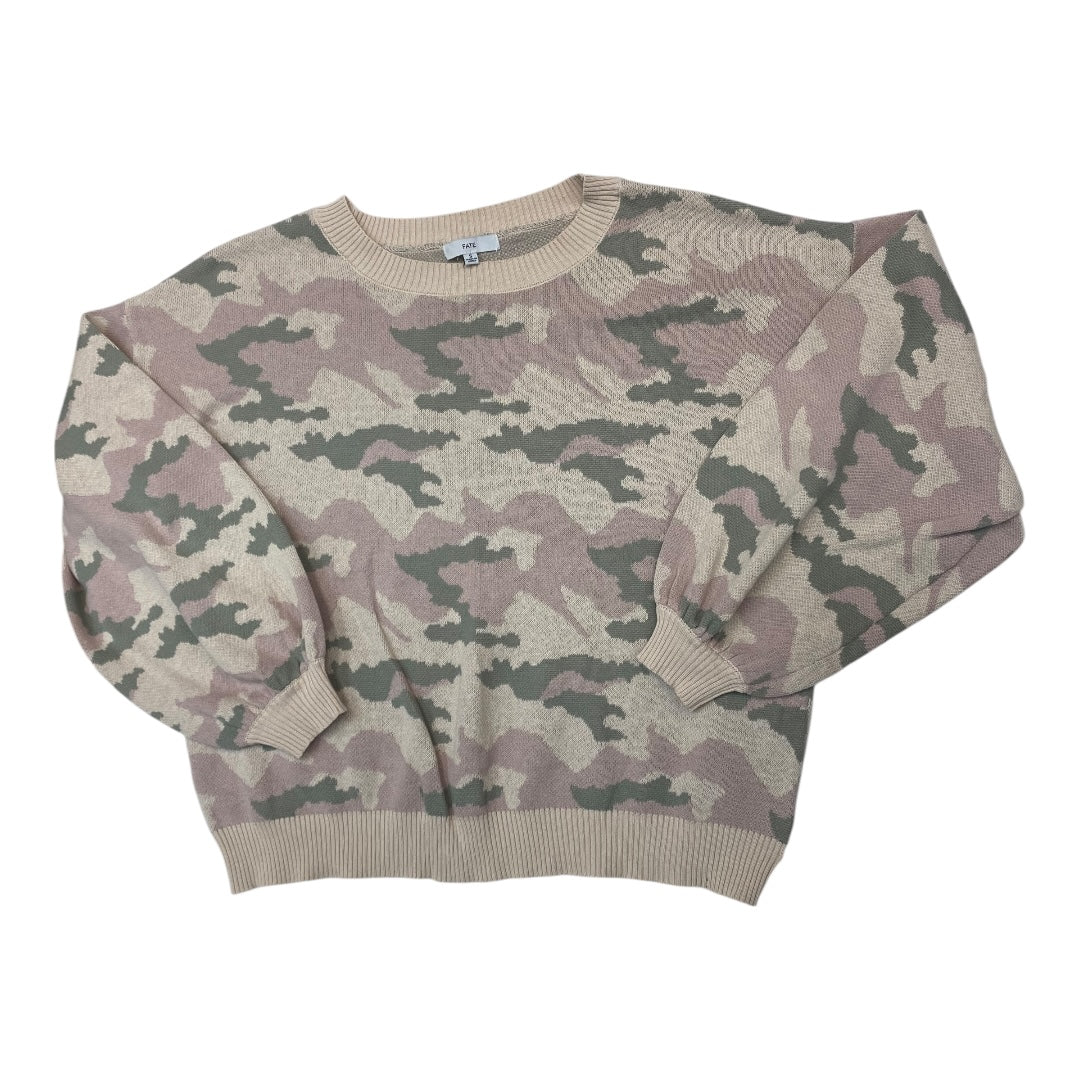 SWEATER by FATE In CAMOUFLAGE PRINT, Size: S