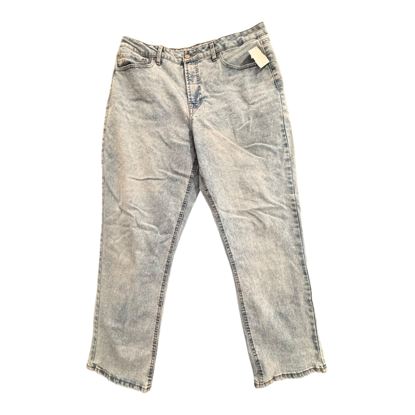 Jeans Straight By Frye And Co In Blue, Size:14