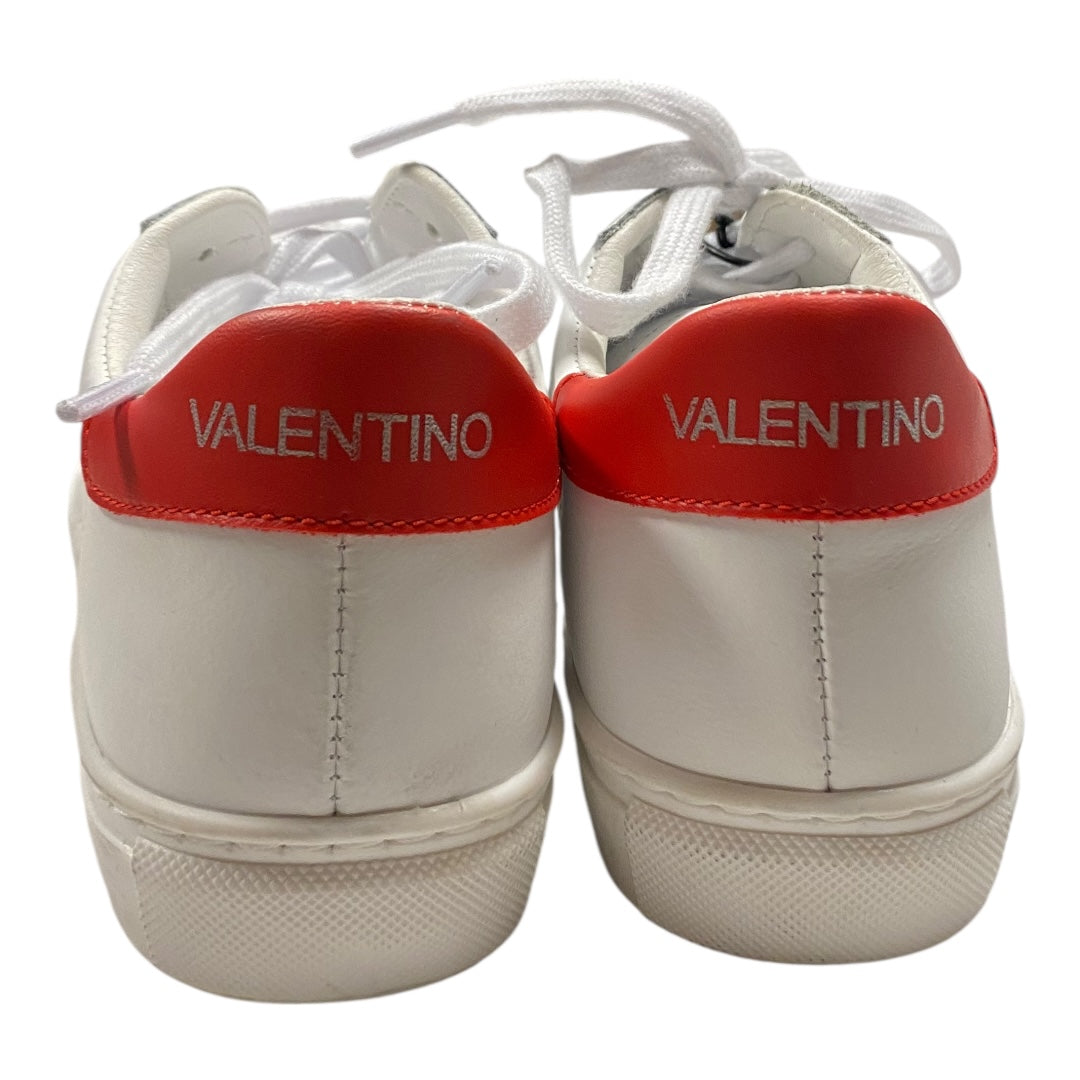 Shoes Designer By Valentino-Mario In White, Size:7