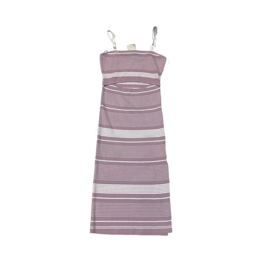 Dress Casual Maxi By Mable In Purple & White, Size:L