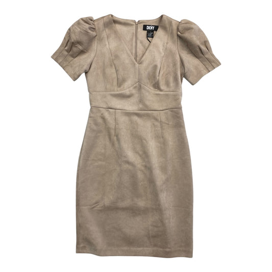 Dress Party Midi By Dkny In Taupe, Size:8