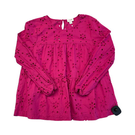 Top Ls By J. Crew In Pink, Size:S