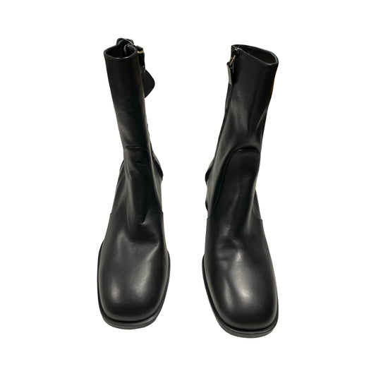 Boots Designer By Stuart Weitzman In Black, Size:10
