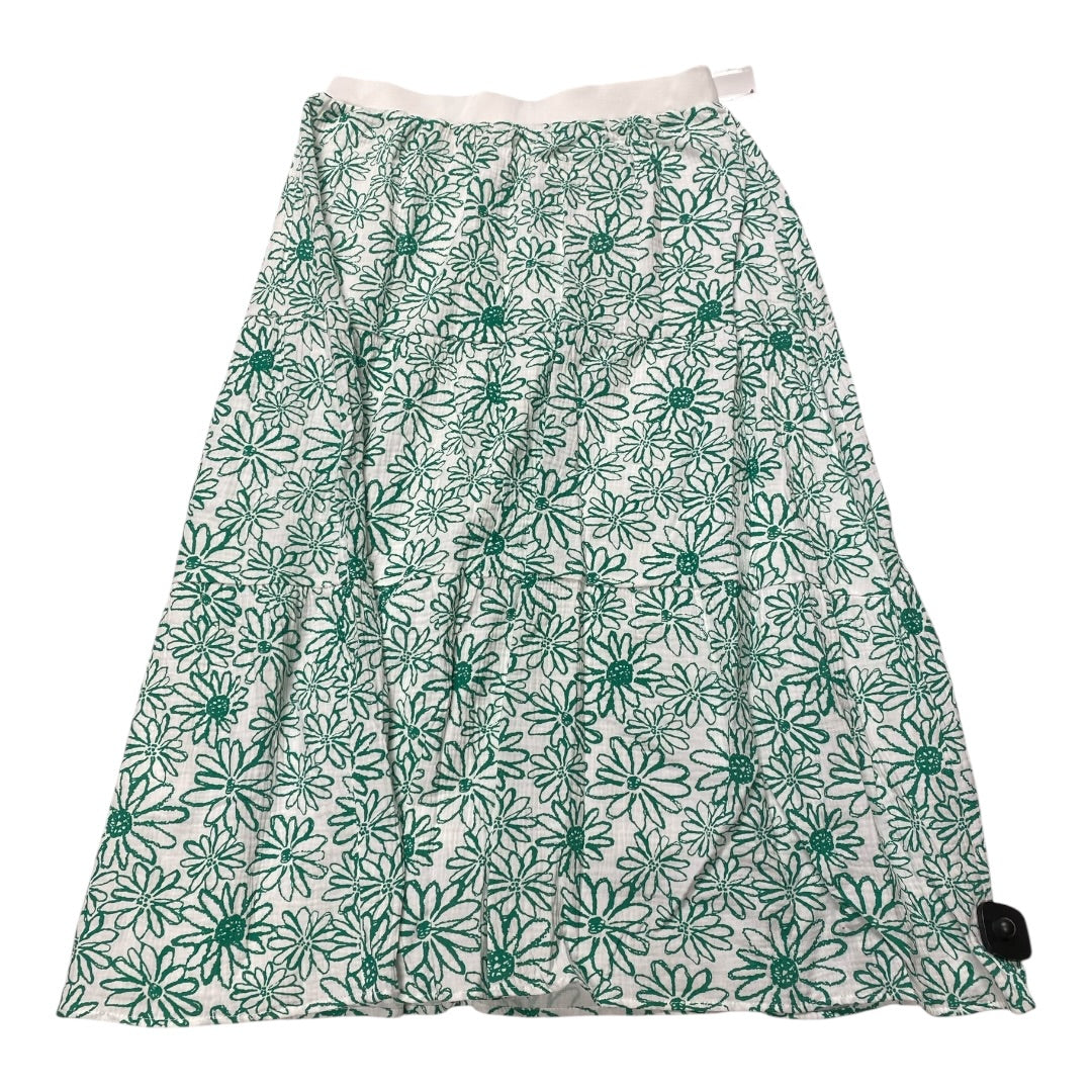Skirt Maxi By Cmc In Green & White, Size:L