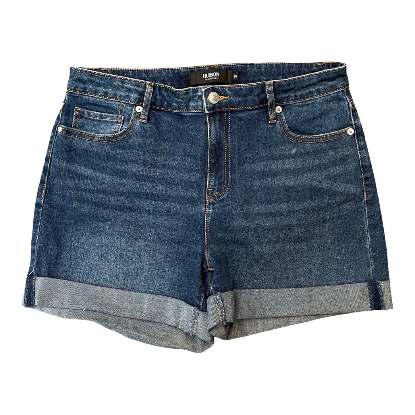Shorts By Hudson In Blue Denim, Size:10