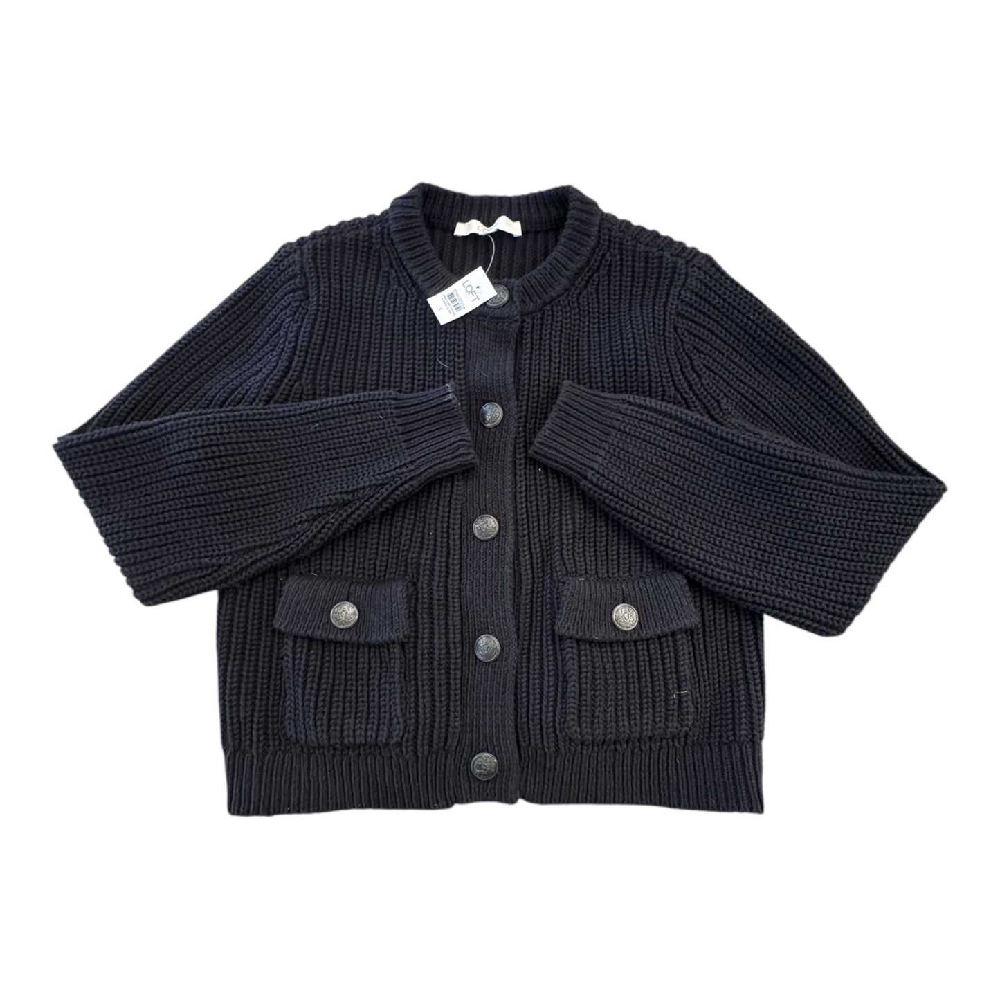 Sweater Blazer By Loft In Black, Size:S