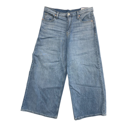 Jeans Wide Leg By Gap In Blue Denim, Size:10P