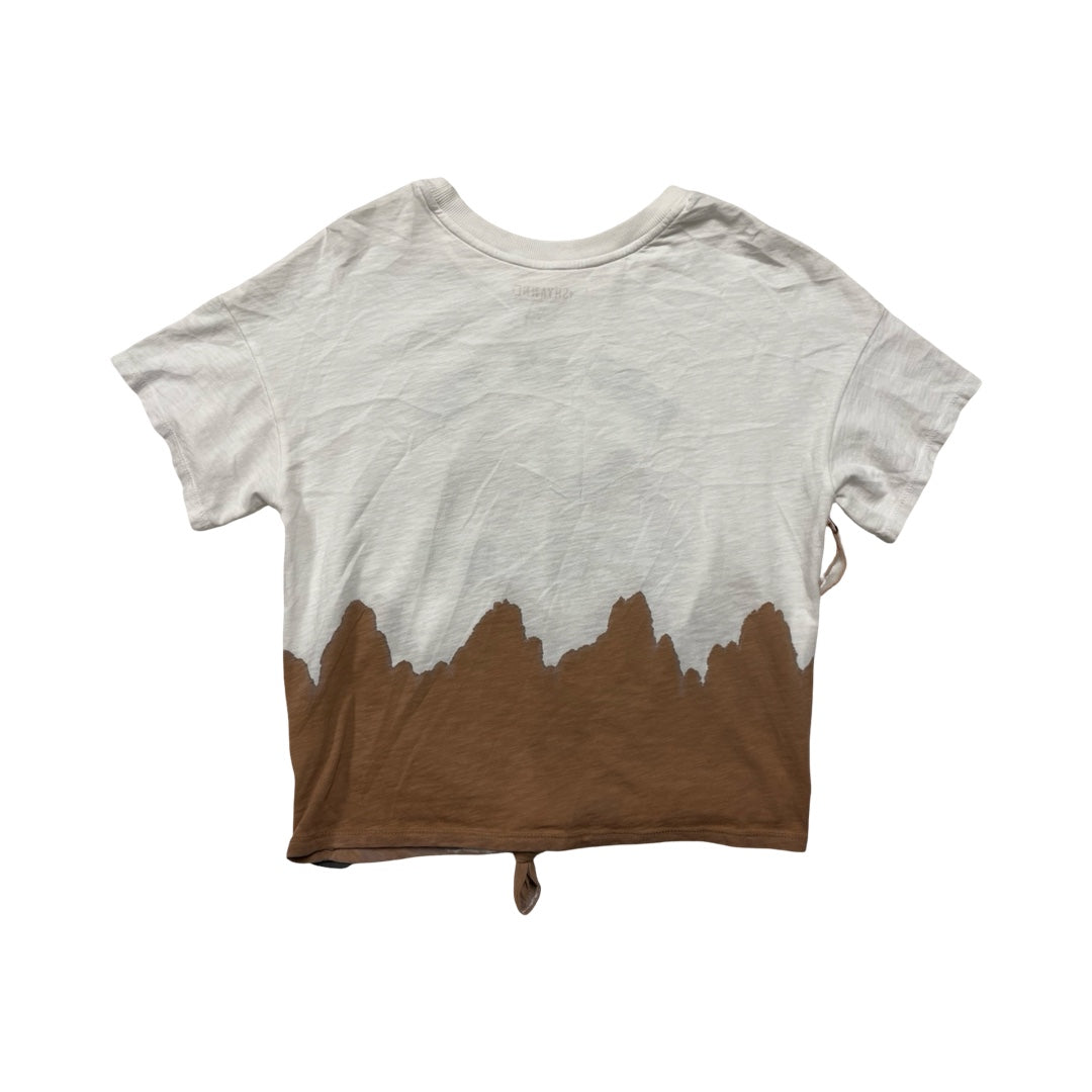 Top Ss By Shyanne In Brown & White, Size:Xs