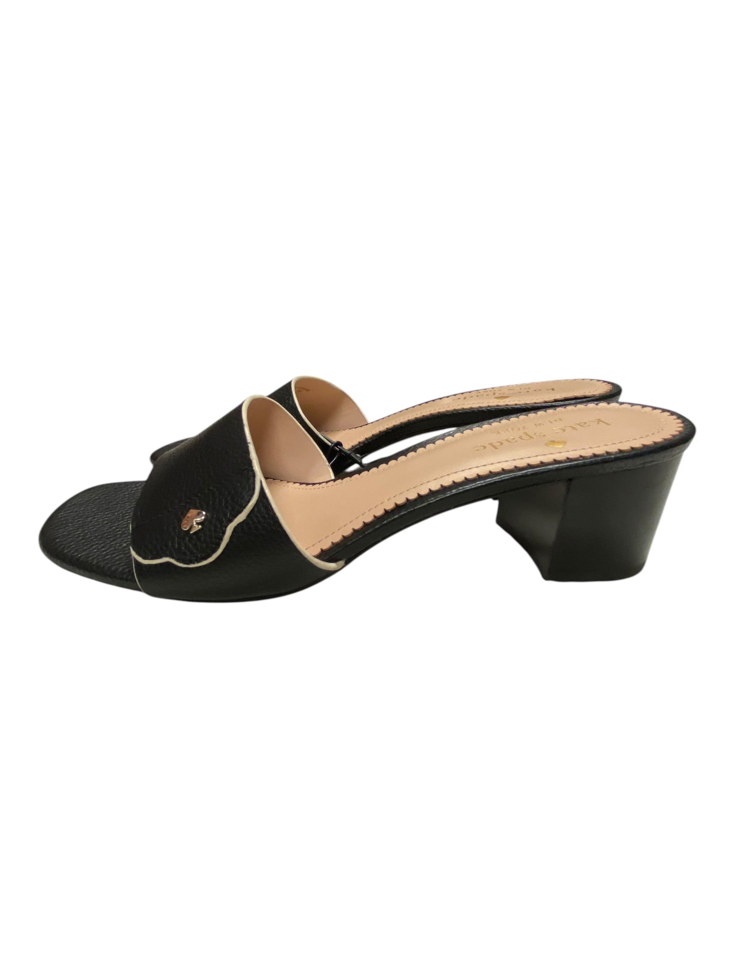 Sandals Designer By Kate Spade In Black, Size:6.5