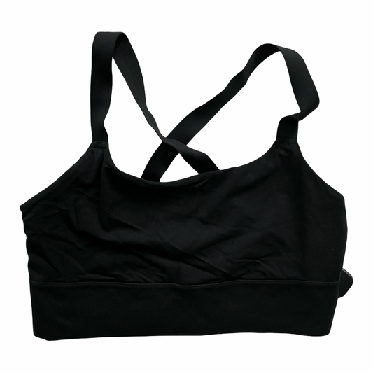 Athletic Bra By Athleta In Black, Size:L