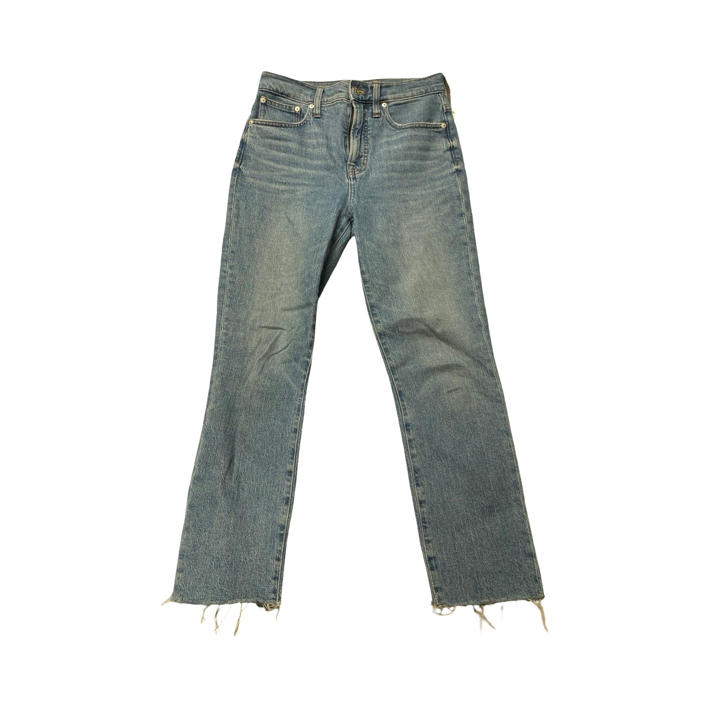 Jeans Straight By Madewell In Blue Denim, Size:2