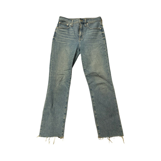 Jeans Straight By Madewell In Blue Denim, Size:2