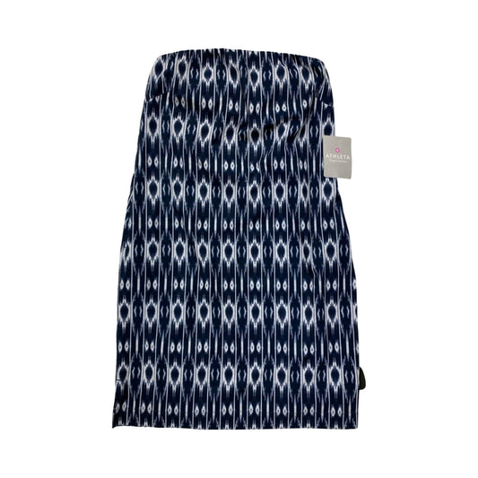 Athletic Dress By Athleta In Blue & White, Size:6