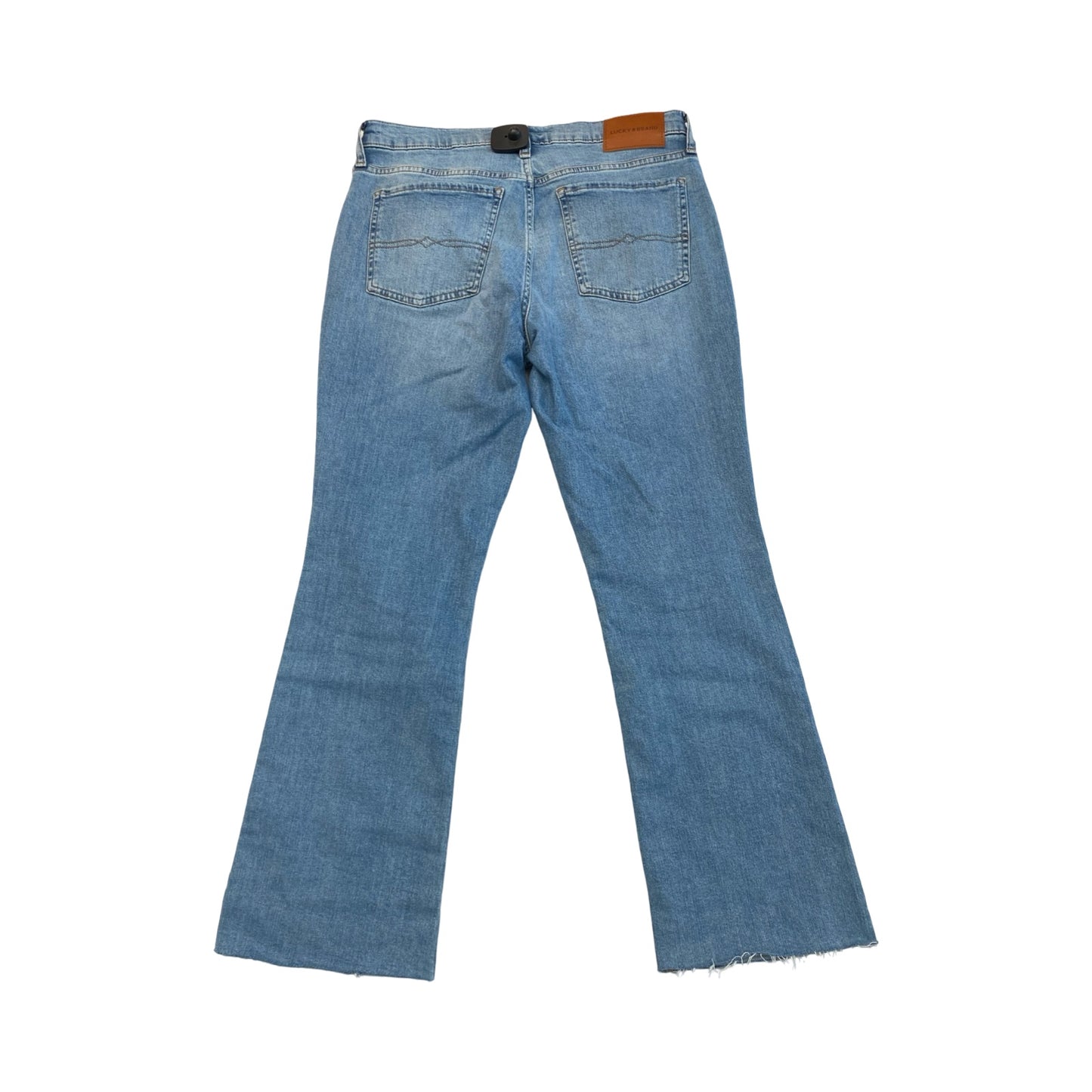 Jeans Boot Cut By Lucky Brand In Blue Denim, Size:10