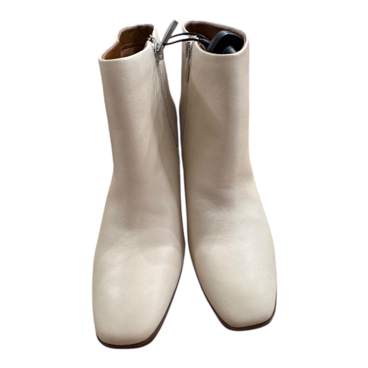Boots Ankle Heels By Franco Sarto In Cream, Size:6