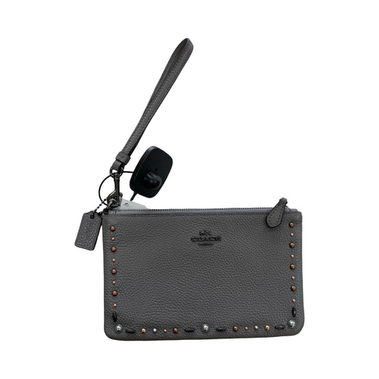 Wallet Designer By Coach In Grey, Size:Medium