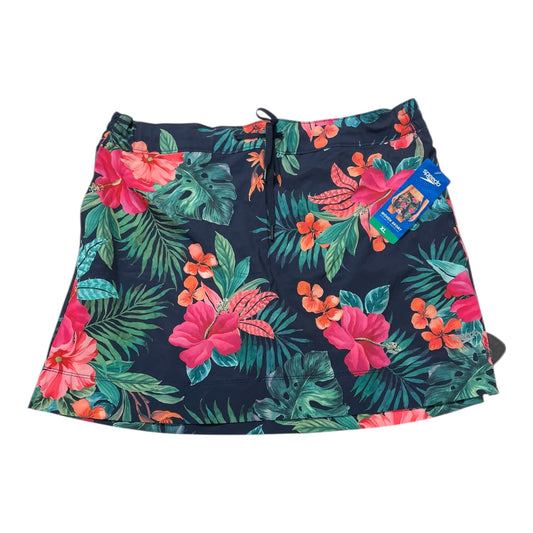 Swimsuit Bottom By Speedo In Floral Print, Size:Xl