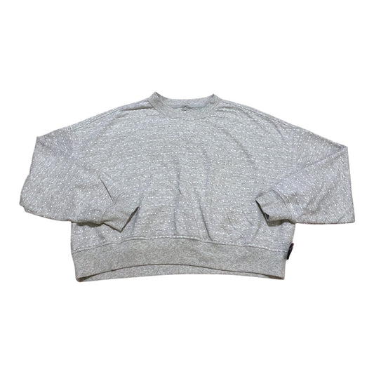 Sweatshirt Crewneck By American Eagle In Grey & White, Size:Xs