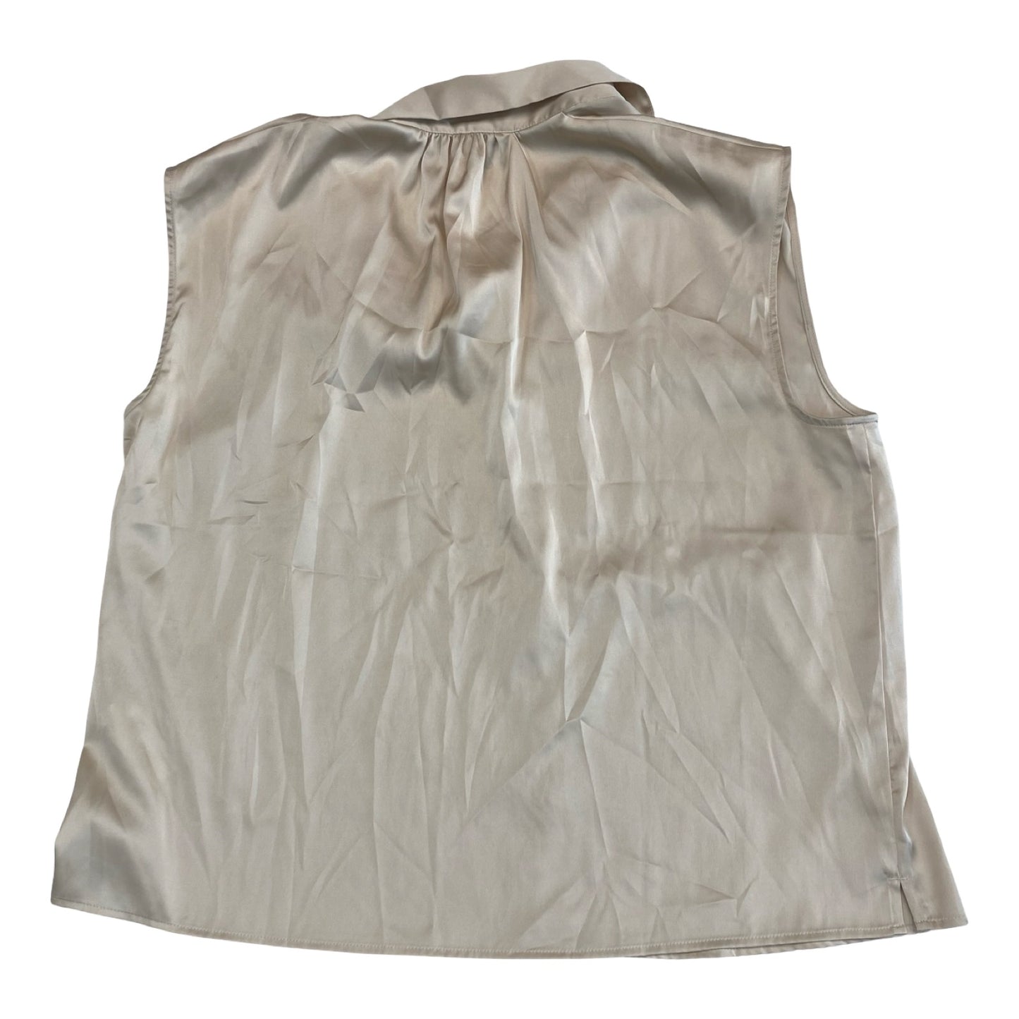Top Sleeveless By Banana Republic In Tan, Size:Xl