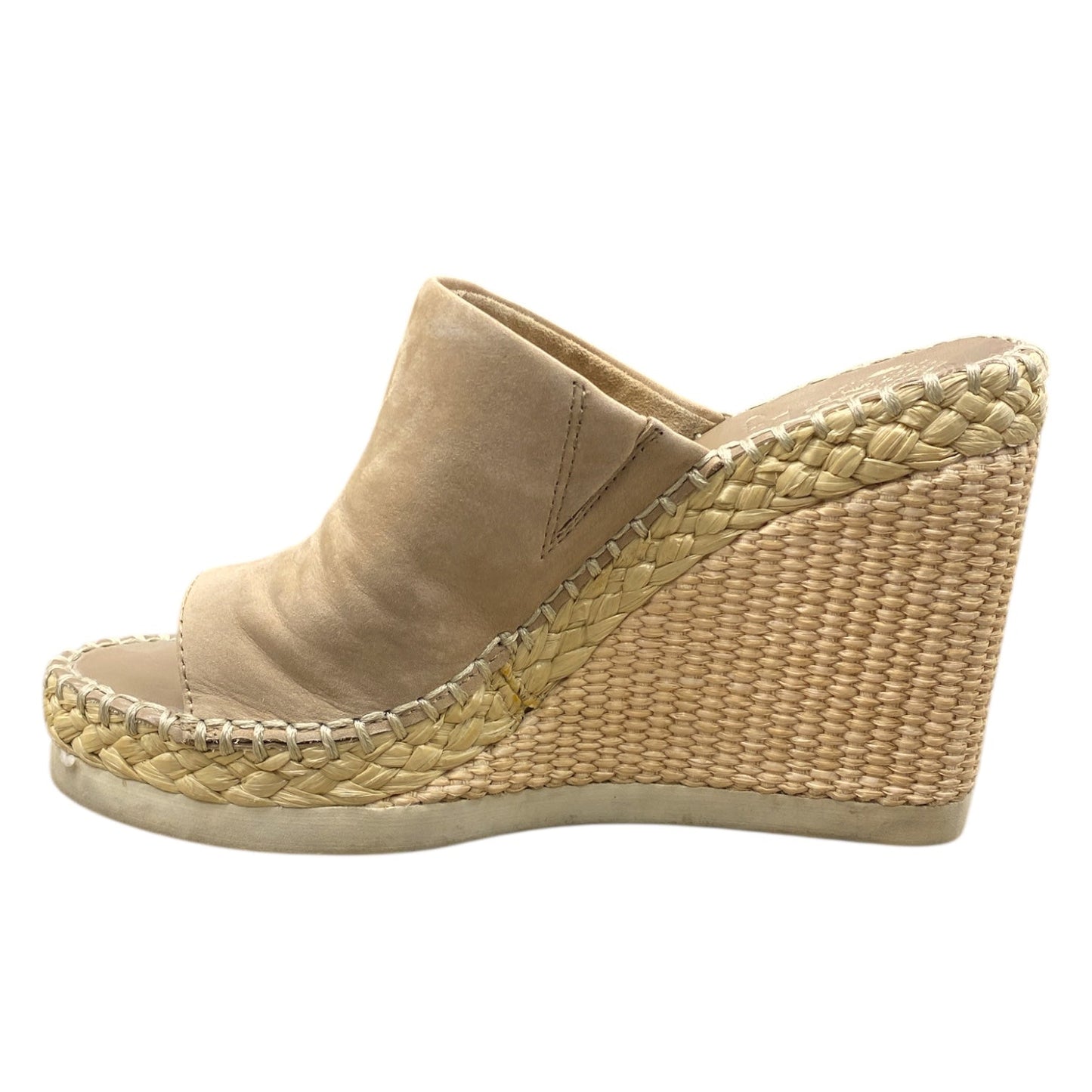 Shoes Heels Wedge By Vince Camuto In Tan, Size:6.5