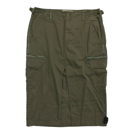 Skirt Maxi By Abercrombie And Fitch In Green, Size:L