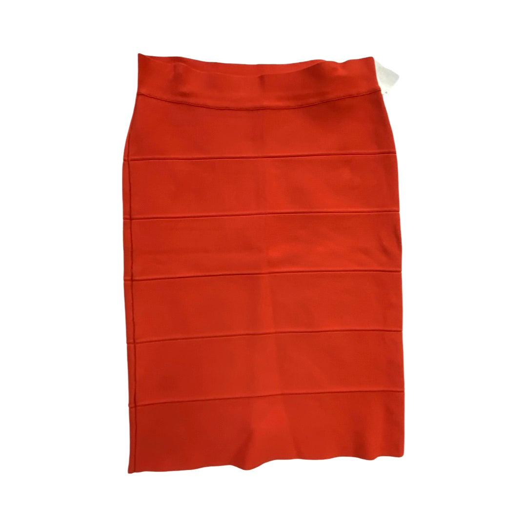 Skirt Midi By Bcbgmaxazria In Orange, Size:M
