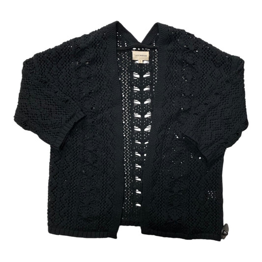 Sweater Cardigan By Lucky Brand In Black, Size:S