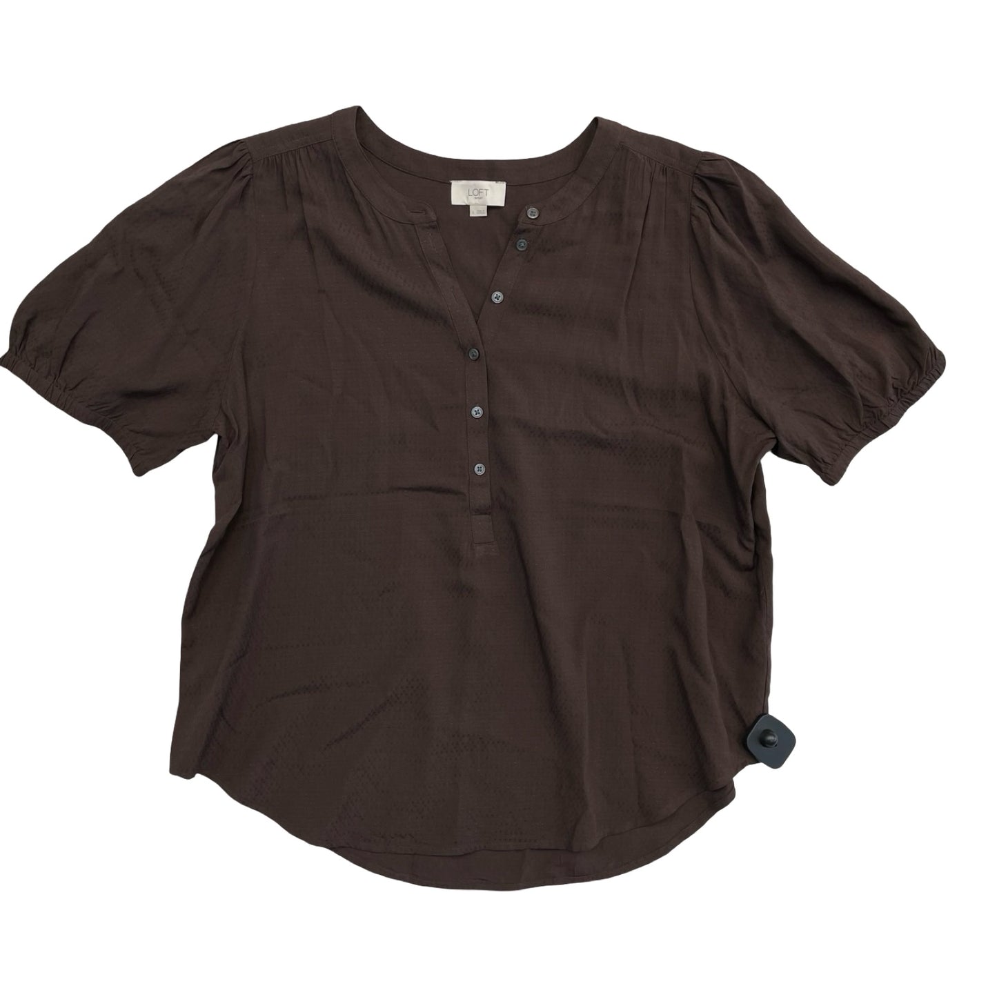 Top Ss By Loft In Brown, Size:L