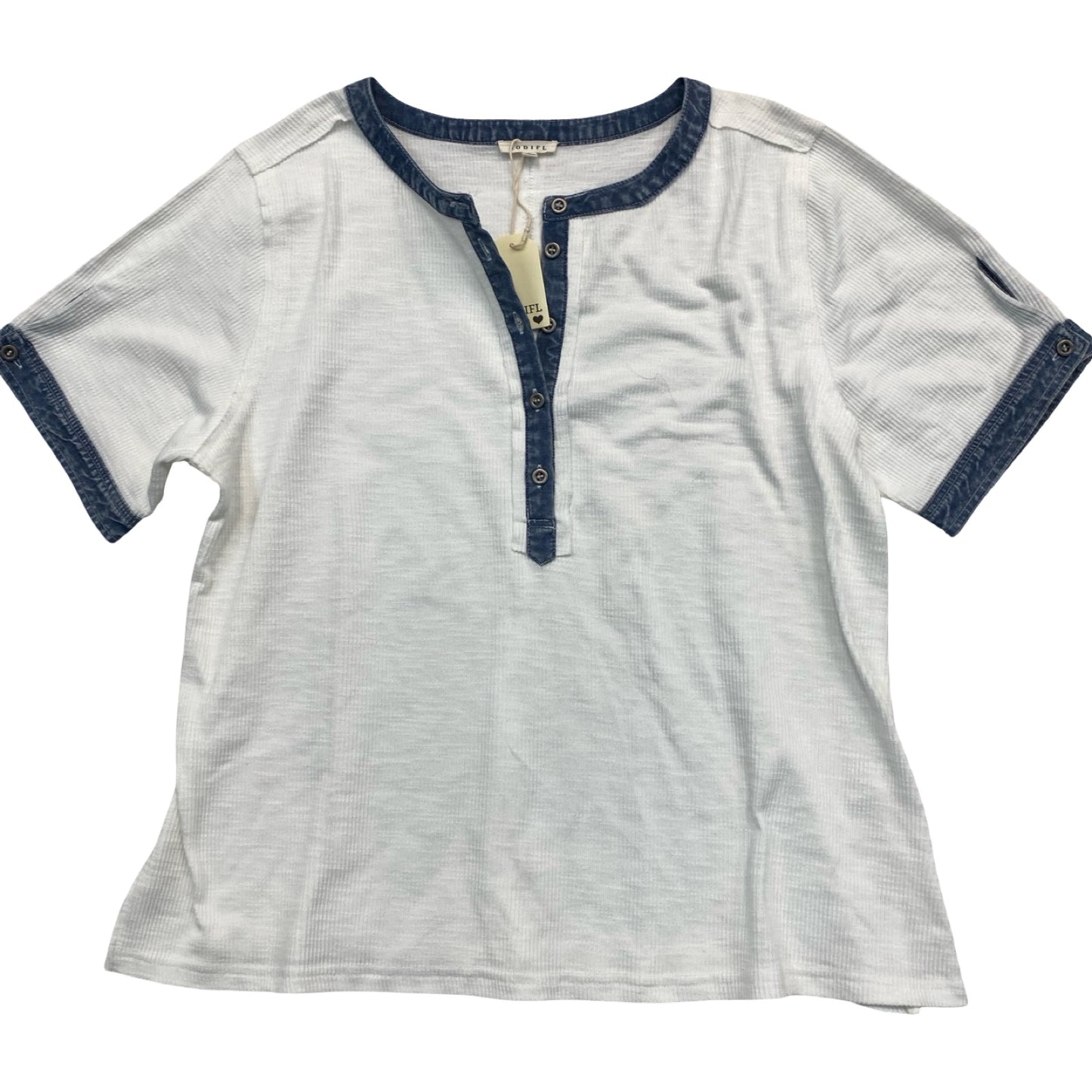 Top Ss By Jodifl In Blue & White, Size:L