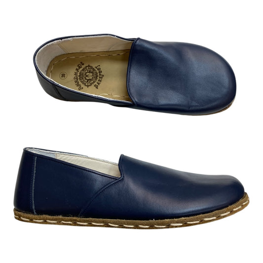 Shoes Flats By handmade barefoot In Navy, Size:8.5