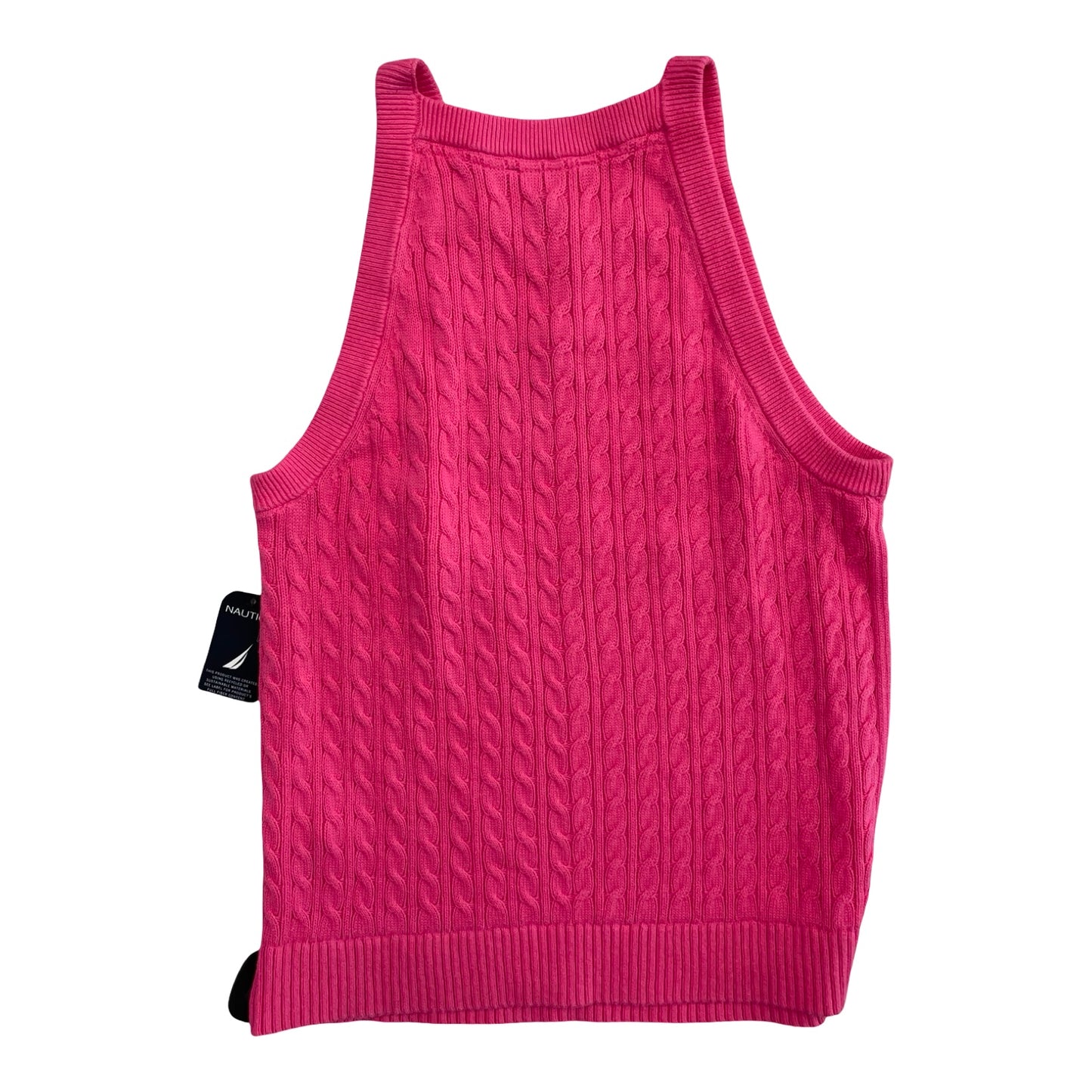 Top Sleeveless By Nautica In Pink, Size:L