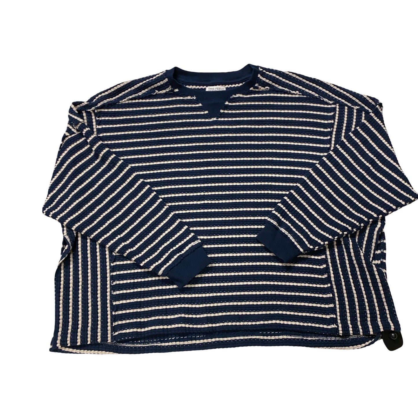 Top Ls By American Eagle In Striped Pattern, Size:M