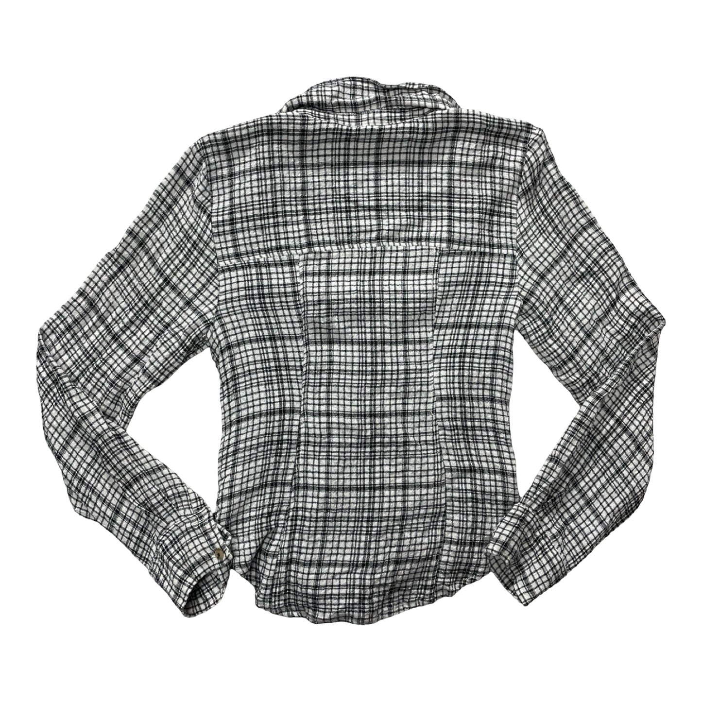 Top Ls By Pilcro In Checkered Pattern, Size:S