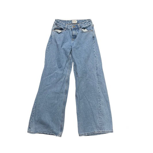 Jeans Straight By Ghanda Clothing In Blue Denim, Size:6
