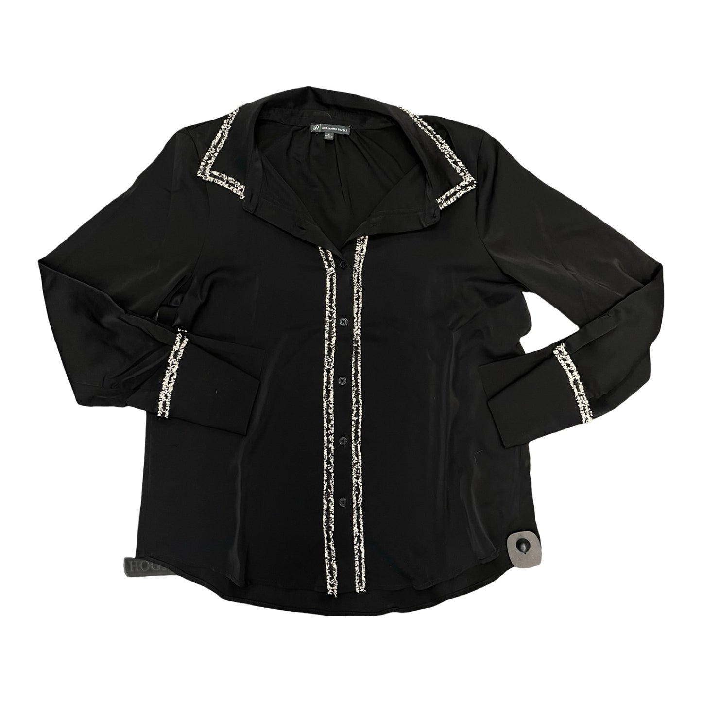 Top Ls By Adrianna Papell In Black, Size:S