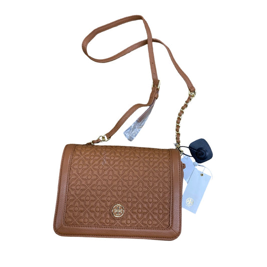 Handbag Designer By Tory Burch In Brown, Size:Small