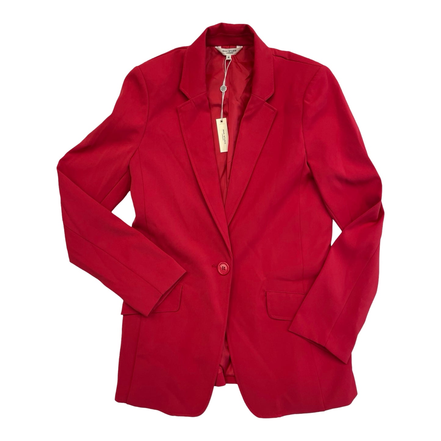Blazer By Max Studio In Red, Size:M