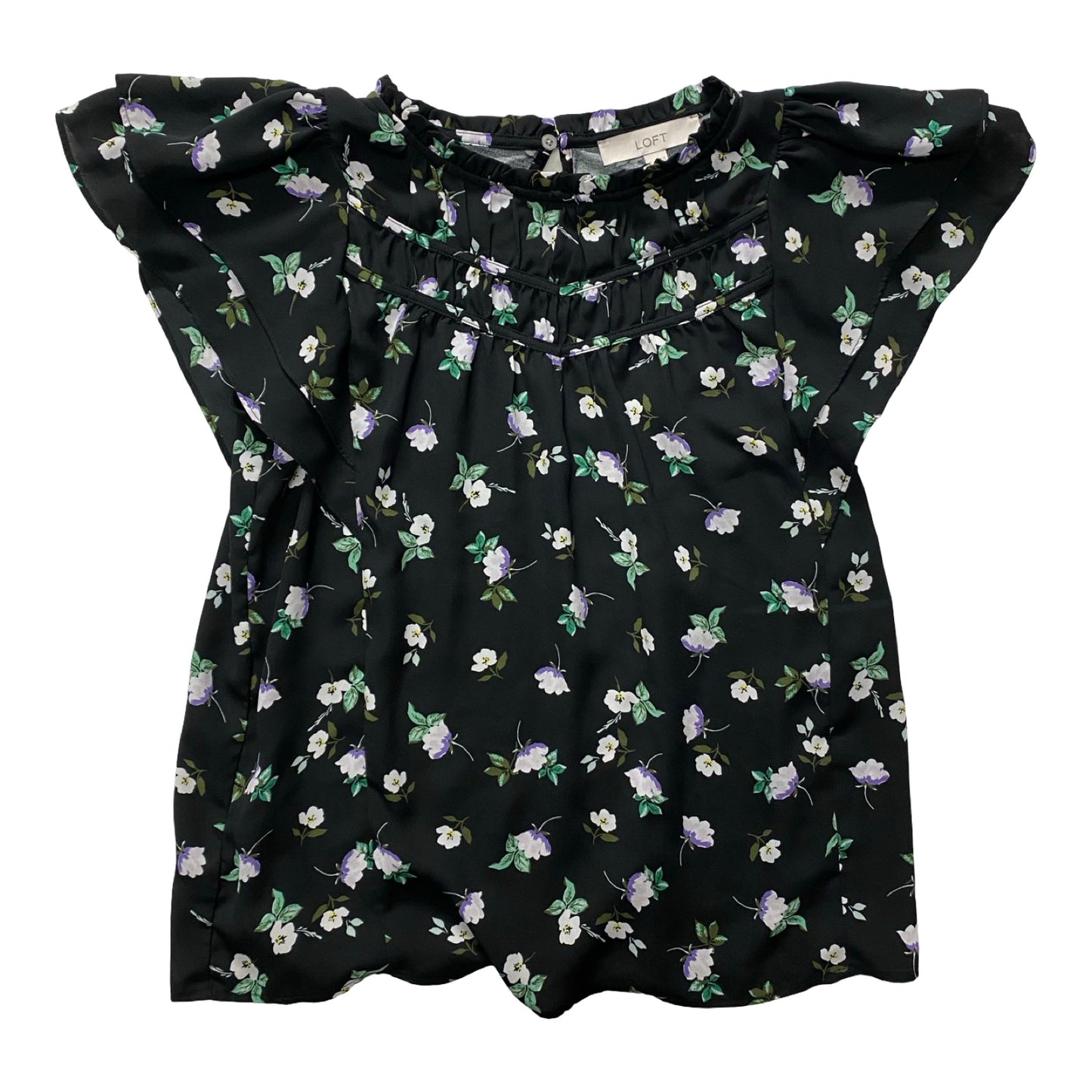 Top Sleeveless By Loft In Multi, Size:S