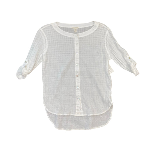 Top Ls Designer By Eileen Fisher In White, Size:Sp