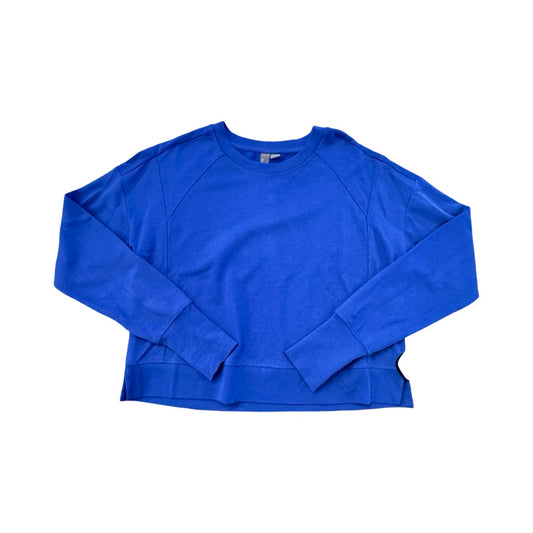 Athletic Top Ls Crewneck By Sweaty Betty In Blue, Size:4