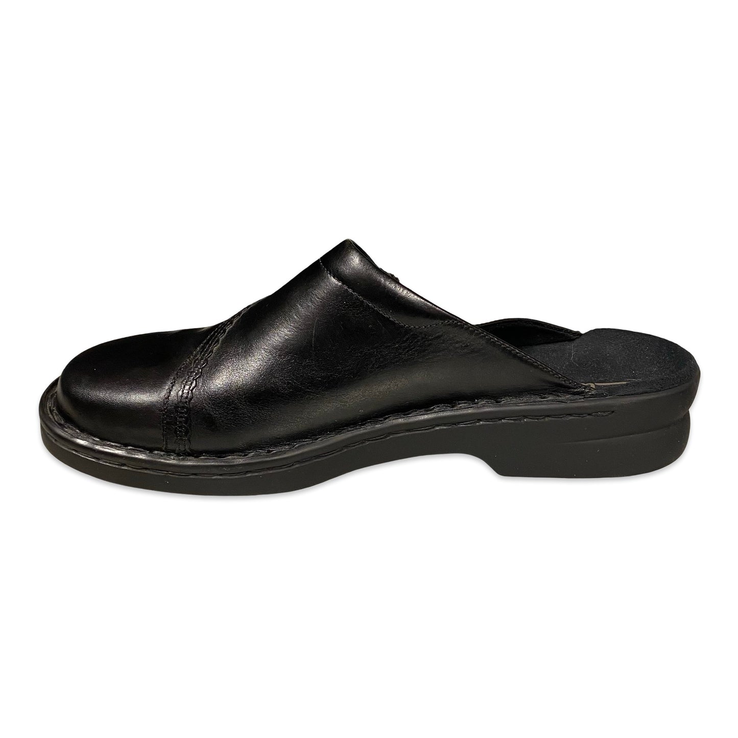 Shoes Flats By Clarks In Black, Size:12