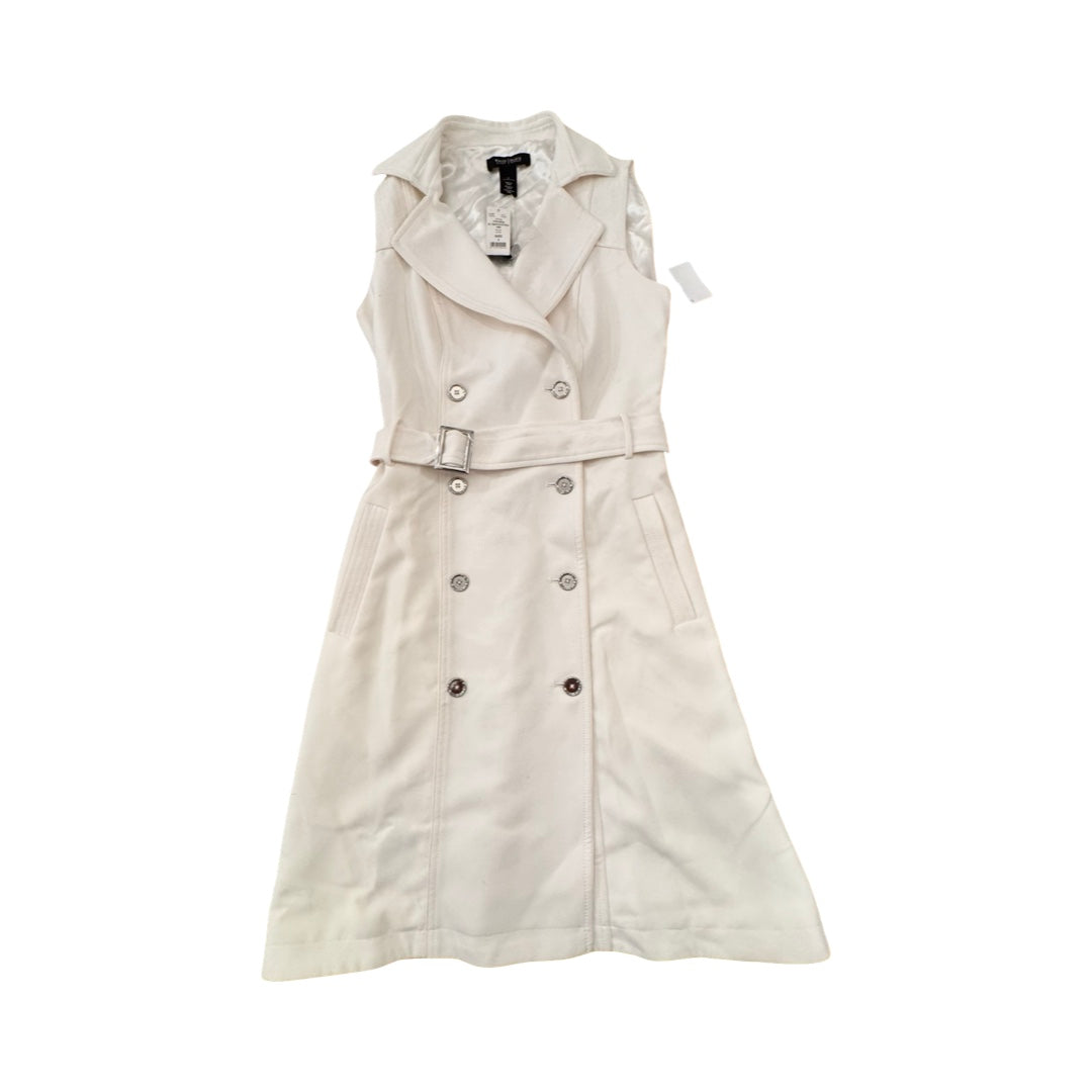 Dress Casual Midi By White House Black Market In White, Size:6
