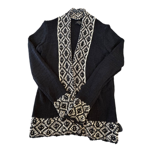 Sweater Cardigan By Lucky Brand In Black, Size:S