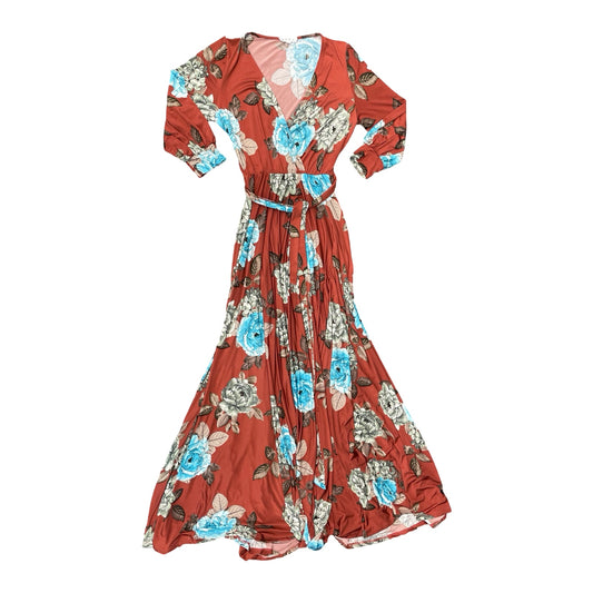 Dress Party Long By Cmc In Floral Print, Size:S